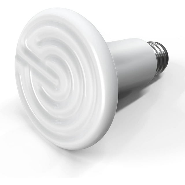 Simple Deluxe 100W Ceramic Heat Emitter Reptile Heat Lamp Bulb No Light