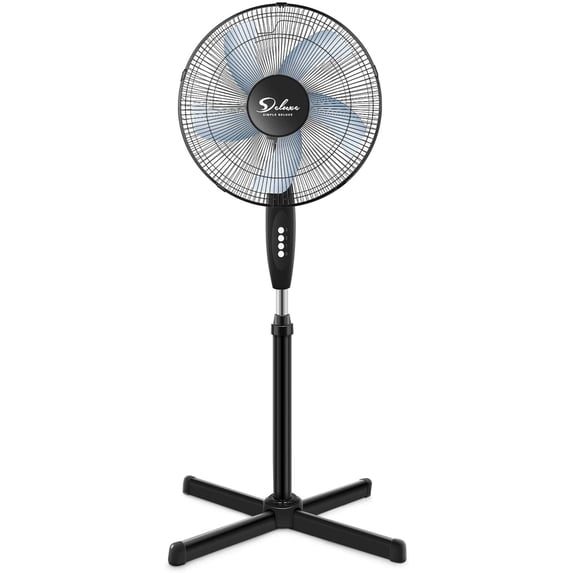 Simple Deluxe 16 inch 3 Speed Pedestal Fan