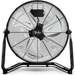 Simple Deluxe Floor Fan, 3 Speed High Velocity Heavy Duty Metal Industrial Fans, 18 Inch, 1 Pack