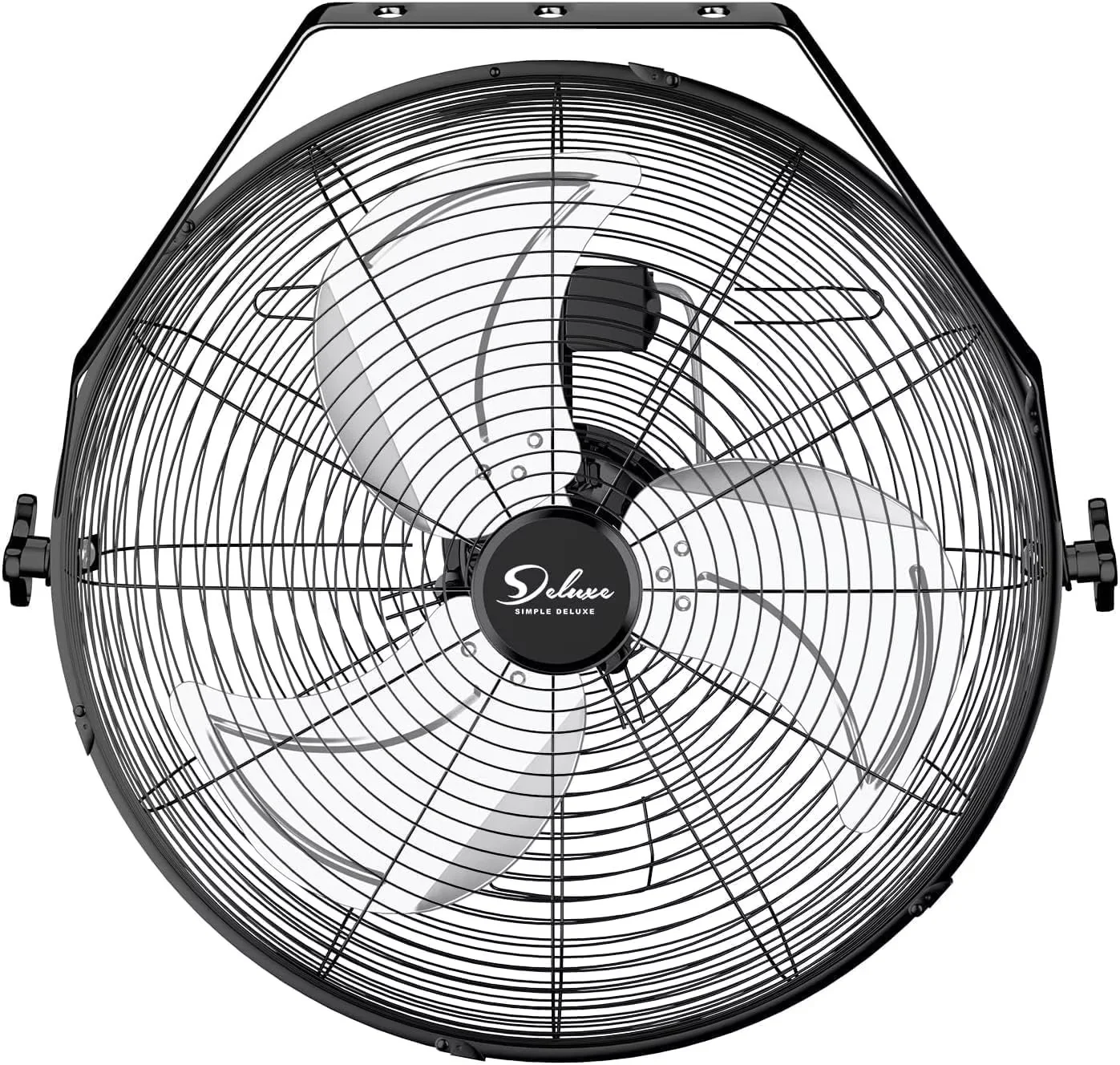 Simple Deluxe 18 inch 3 Speed 4000 CFM Metal Wall Mount Fan