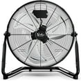 thumbnail image 1 of Simple Deluxe 18" High Velocity Floor Fan, 3-Speed Heavy Duty Metal Fan for Home, Commercial, Greenhouse, Indoor/Outdoor Use, Black, 1 of 13