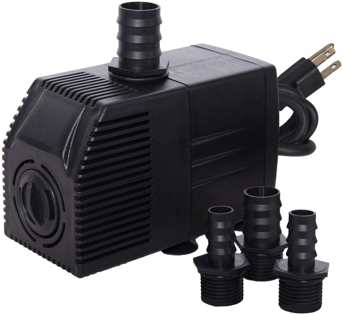Simple Deluxe 290 GPH Submersible Water Pump and 24 Hour Plug-in Mechanical Electric Outlet Timers Switch for Fountains, Ponds, Aquariums and Hydropon Simple Deluxe 290 GPH UL Listed Submersible Pump With 6\u0027 Cord, Water