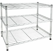Simple Deluxe 3 Tier Storage Shelving Unit, 24" D x 14"W x 20" H