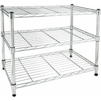 Simple Deluxe 3 Tier Storage Shelving Unit, 24" D x 14"W x 20" H