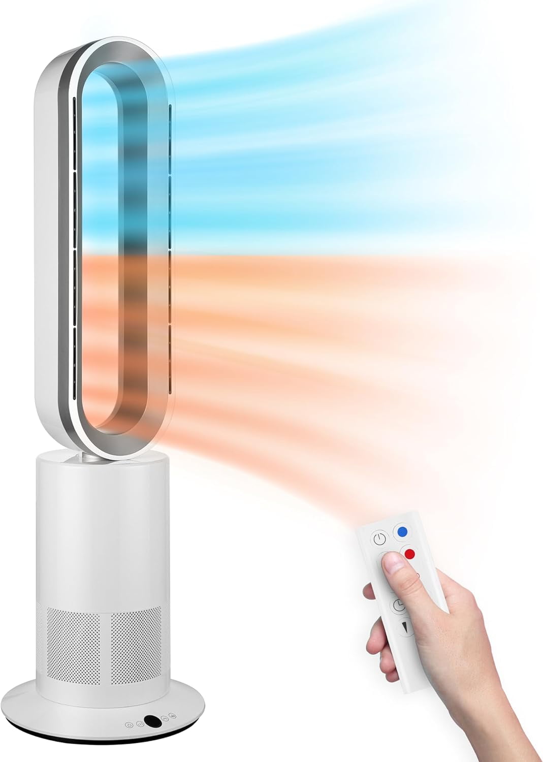 Remote Control Tower Fan Heater Combo Tower Fan For Bedroom Tower