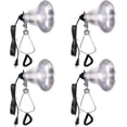 thumbnail image 1 of Simple Deluxe 4-Pack Clamp Lamp Light with 5.5'' Aluminum Reflector, 60 Watt E26 (No Bulb Included), 6 Feet 18/2 SPT-2 Cord, for Reptiles Plants Growing, 1 of 7