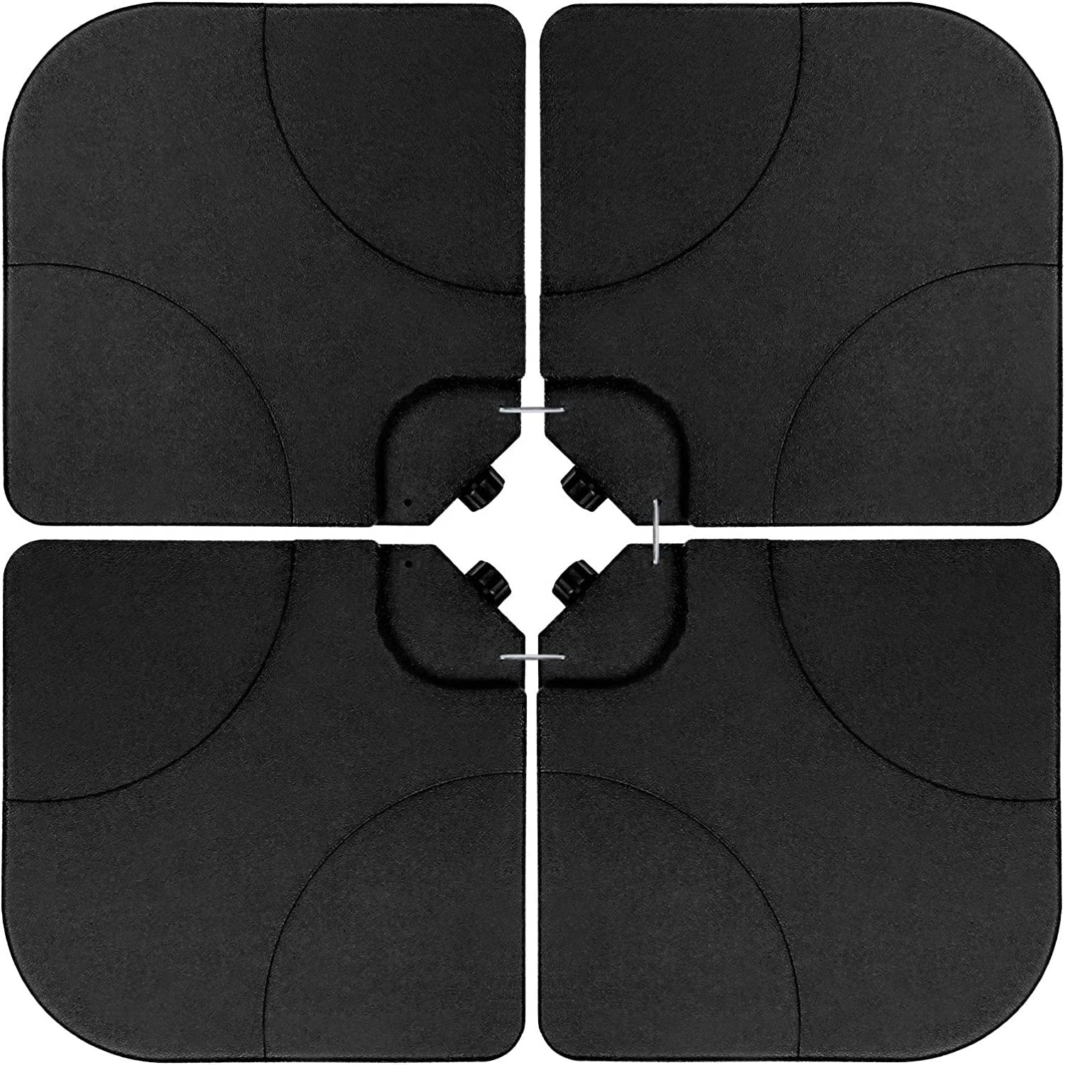 Simple Deluxe 4pcs Cantilever Offset Patio Market Stand with ULocking