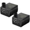 thumbnail image 1 of Simple Deluxe 80 GPH UL Listed Submersible Pump with 6' Cord, Water Pump for Fish Tank,2-Pack, Black, 1 of 6