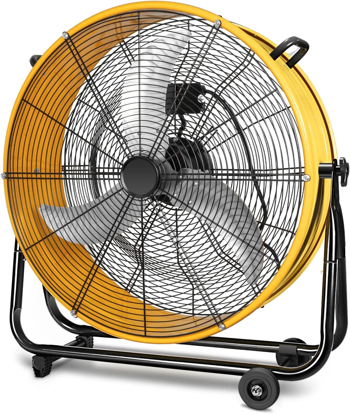 Simple Deluxe Box Fan, 3-Speed Cooling Fan with Aerodynamic Blades ...