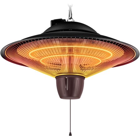 Simple Deluxe Ceiling Mounted Patio Outdoor Heater for Balcony, Courtyard,with Overheat Protection