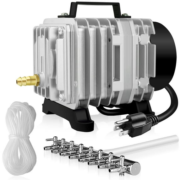 Simple Deluxe Commercial Air Pump 1189 GPH 58W 75L/Min 8 Outlets for Aquarium and Hydroponic Systems New