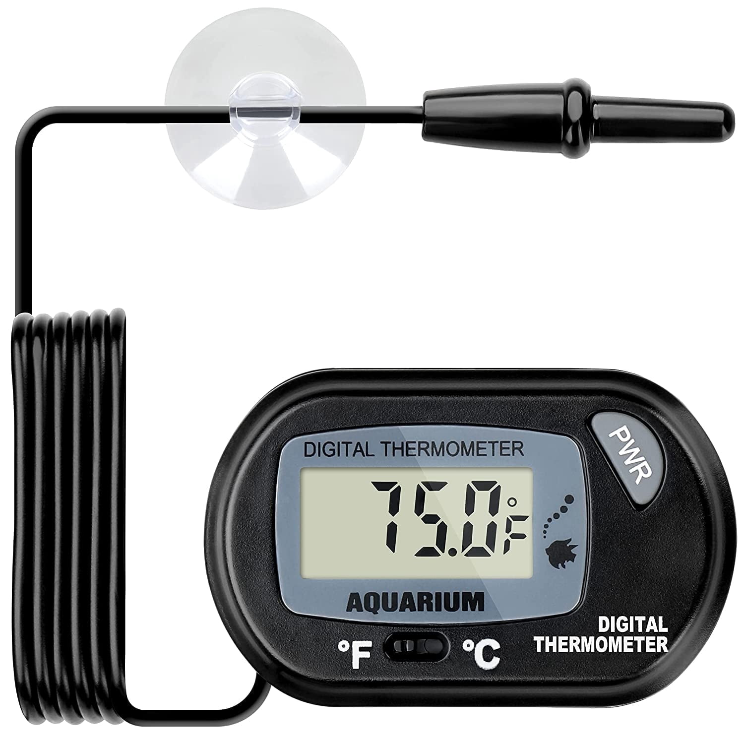 Simple Deluxe Digital Aquarium Thermometer Fish Tank Water Terrarium ...
