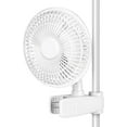 thumbnail image 1 of Simple Deluxe Grow Tent Fan ,Auto Oscillating Clip fan,and Fully-Adjustable Tilt for Hydroponic Ventilation Circulation, White, 1 of 8