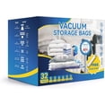 thumbnail image 1 of Simple Deluxe Jumbo Vacuum Storage Bags, Space Saver Bags, Vacuum Seal Bags with Hand Pump for Comforters, Blankets, Bedding, Pillows and Clothes, 1 of 7
