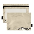 thumbnail image 1 of Simple Design Bird 9.8x7.1in Water Resistant Binder Pouch, 3-Ring Compatible, Transparent Front, 1 of 6