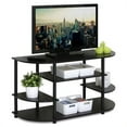 Simple Design Corner TV Stand, Espresso