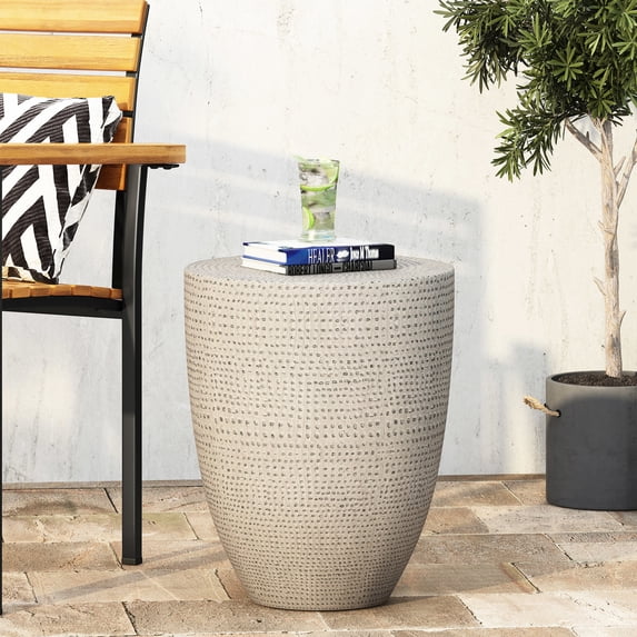 Simple Design, Lightweight Concrete / Perfect for Indoor Home Decoration, No Assembly Hassle