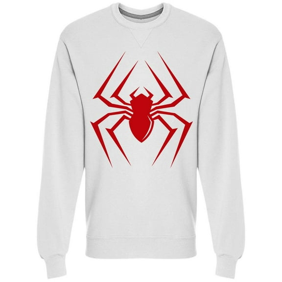 Simple Design Red Spider Sweatshirt Men -Image by Shutterstock, Male Medium