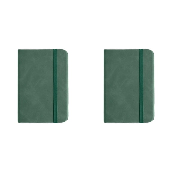 Simple Design Sewn Notebook 2-Pack, A5 5.8"x8.3" Thickened Softcover, Smooth Lined Paper for Daily Note Taking, Durable Portable Journals for School Work, Quick Notes, By Harlik