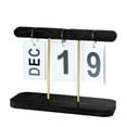 thumbnail image 1 of Simple Design Standing Desk Calendar, Vintage Desk Calendar For Home Library Office, Month And Date Display, Light Weight, Exquisite Wooden Craftsmanship (Portable), 1 of 8