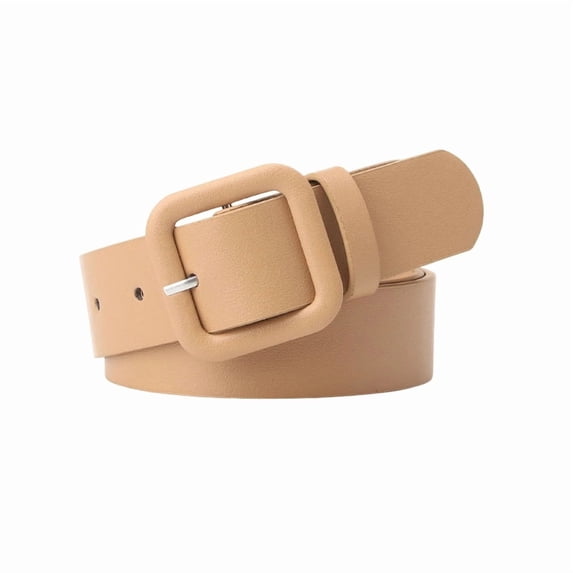 Simple Workspace Layout Simple Design Waist Belt For Women Girl Eye Catching Square Buckles And ...