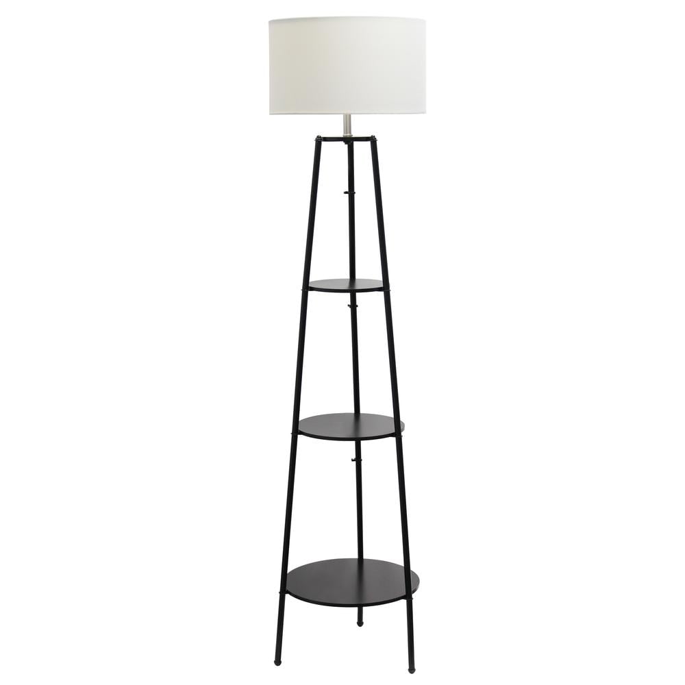 Tripod Floor Lamp With Shelf