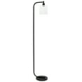thumbnail image 1 of Simple Designs 63" Antique Style Industrial Iron Lantern Floor Lamp with Glass Shade, Black, 1 of 10