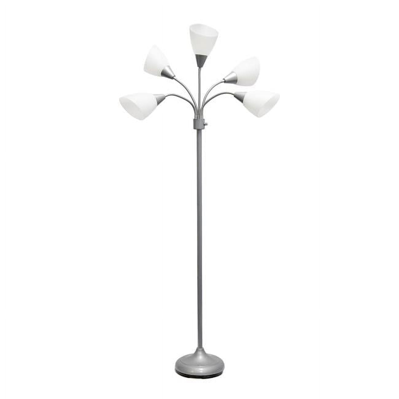 Simple Designs 67in. Contemporary Multi Head Medusa 5 Light Adjustable