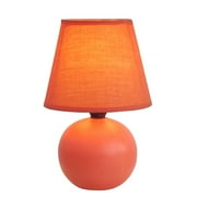 Simple Designs Ceramic Globe Table Lamp