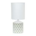 thumbnail image 1 of Simple Designs Fresh Prints Table Lamp Gold Squares, 1 of 4