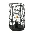 thumbnail image 1 of Simple Designs Geometric Square Metal Table Lamp, 1 of 7