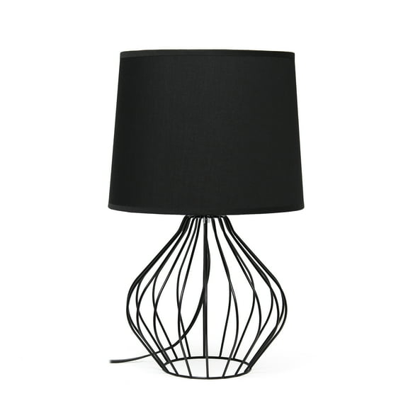 Simple Designs Geometrically Wired Table Lamp