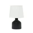 thumbnail image 1 of Simple Designs Mini Bocksbeutal Ceramic Table Lamp, Black, 1 of 3