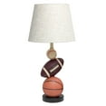 thumbnail image 1 of Simple Designs SportsLite 22" Tall Popular Sports Combo Basketball, Baseball, Football Table Desk Lamp, 1 of 5