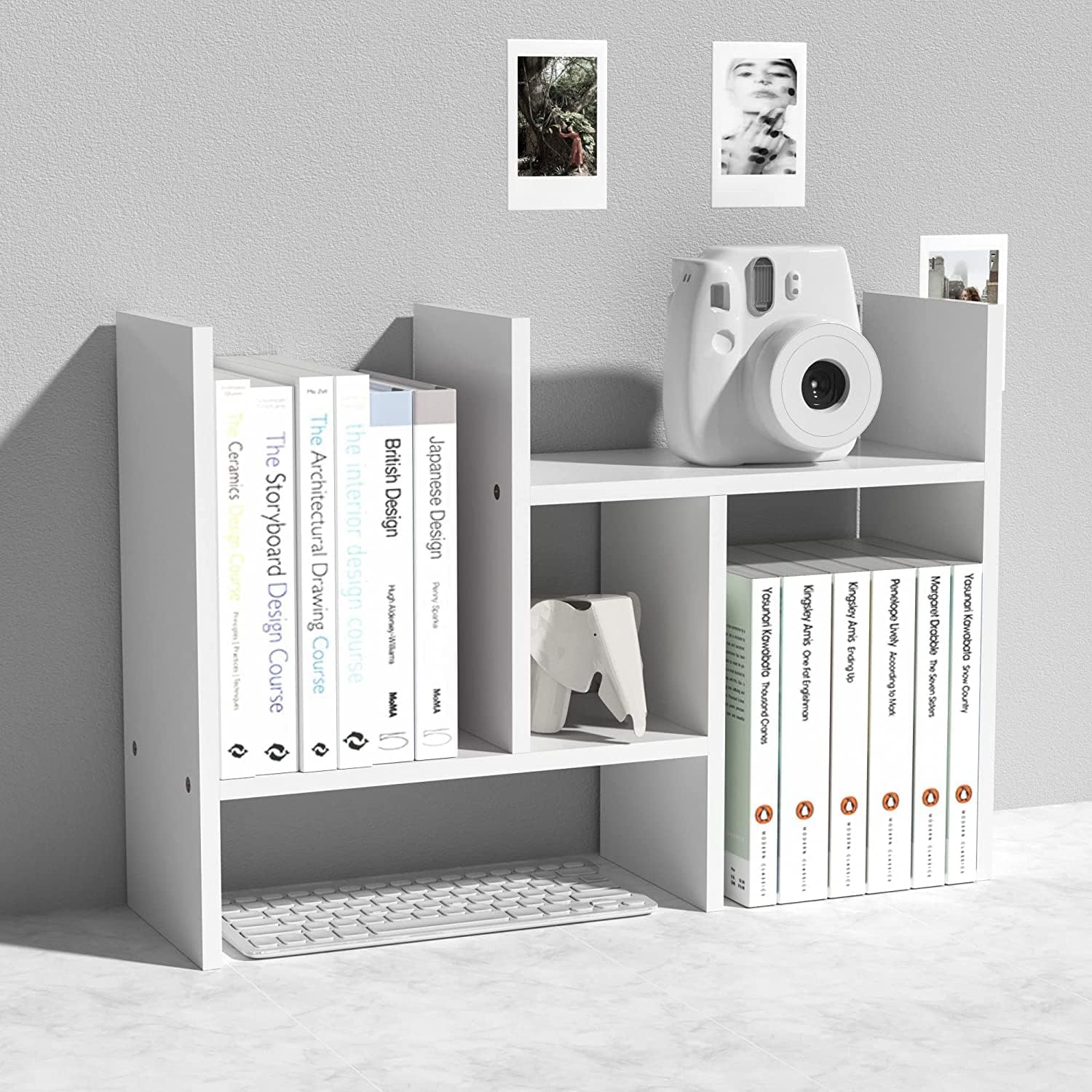 Simple Desk Bookshelf Small Bookcase for Student Dorms, Children's