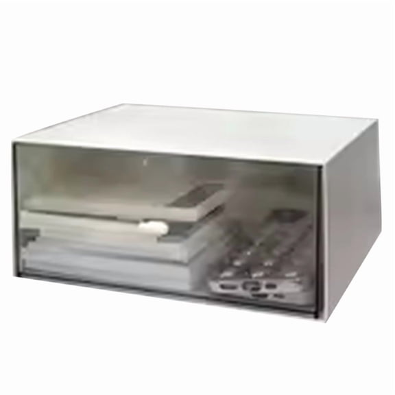 Simple Desktop Organizer Small Transparent Plastic Desk Supplies Storage Ra Workstation Arrangement A
