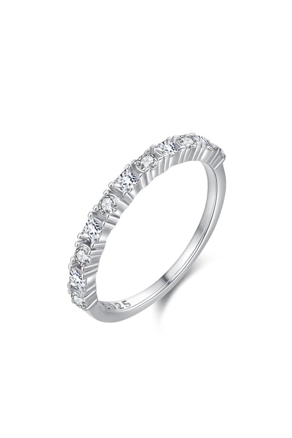 Simple Diamond-studded Index Finger Ring Ins Niche Design Can Be Stacked