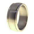 thumbnail image 1 of Simple Domed Fidget Spinner Stainless Steel Ring, 1 of 3