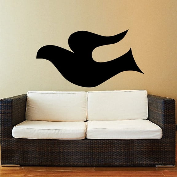 Simple Dove Decal - 36 Inches