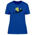 thumbnail image 1 of Simple Drawing Of Bird In Crown  T-Shirt Women -Image by Shutterstock, Female Medium, 1 of 2