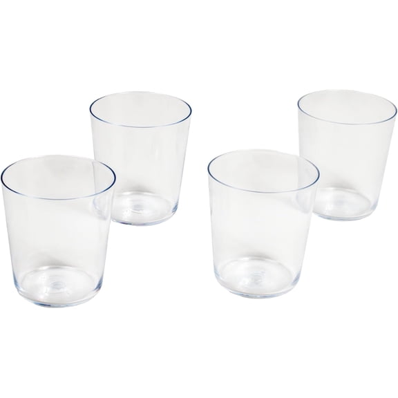 Simple Drinkware Set - Clear - 21.4 oz - Set of 6