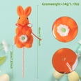 thumbnail image 1 of Simple Easter Bunny Ornament – Basic Rabbit Figure for Home, Essential Easter Decorations & Shelf Fill(Orange), 1 of 6