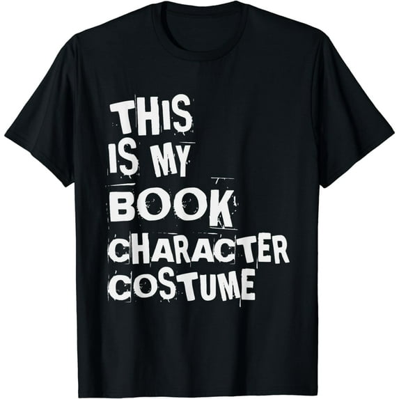Simple Easy Halloween This Is My Book Character Costume T-Shirt