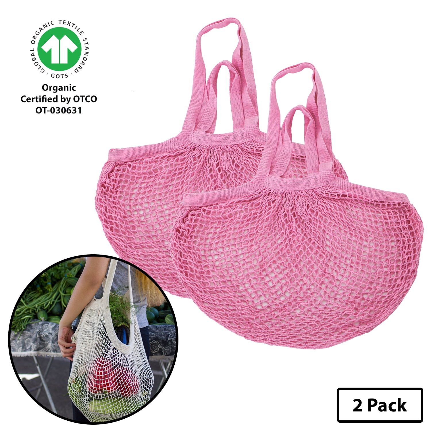 Simple Ecology Organic Cotton Heavy Duty Double Handle Reusable