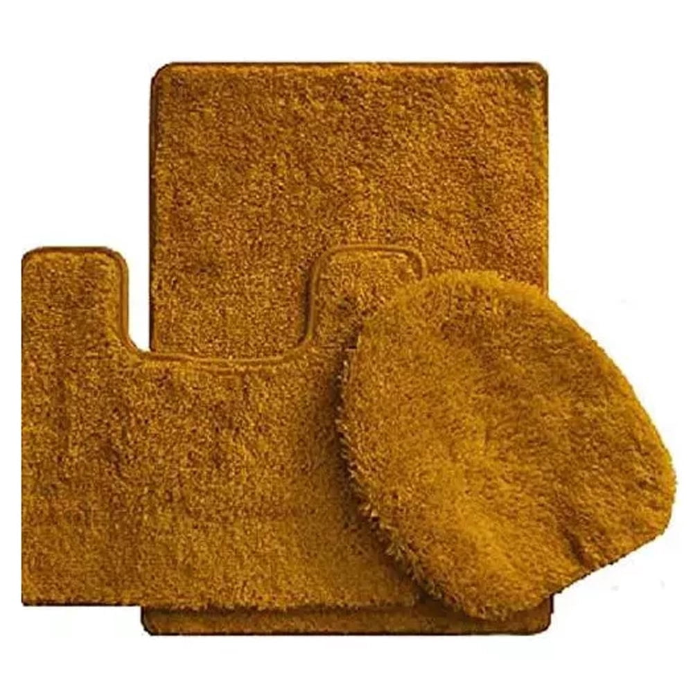 3-Piece Set: BenandJonah Elegant Bath Rug Set - Walmart.com