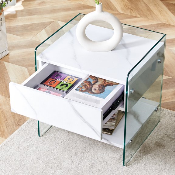 Simple-Elegant 1-Drawer Bedside Table / Great for Bedside Use / Ample Storage Space