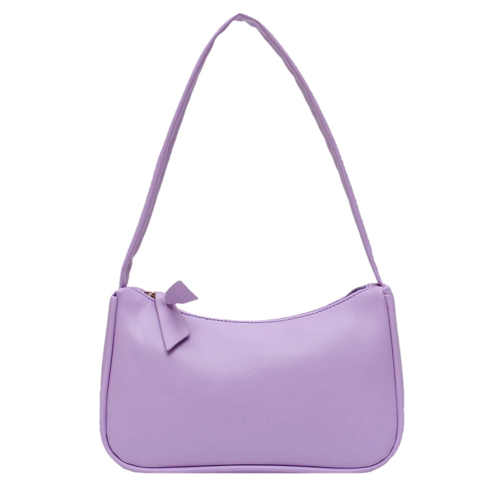 Purple color handbags hotsell
