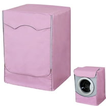 A Simple Fabric Washing Machine Cover Washer/Dryer Cover Fit for Outdoor Front Load Machine Washing Machine Cover with Zipper Design for Easy Use Moderately