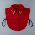 thumbnail image 1 of Simple False Collar for Women Colorful Elegant Faux Shirt With Decorative Collar Women'S Versatile Sweater-Style Blouse Collar Tie Neck Decoration Accessory False Collar 2026 Sales Under $1, 1 of 3