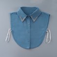 thumbnail image 1 of Simple False Collar for Women Colorful Elegant Faux Shirt With Decorative Collar Women'S Versatile Sweater-Style Blouse Collar Tie Neck Decoration Accessory False Collar 2026 Sales Under $1, 1 of 4